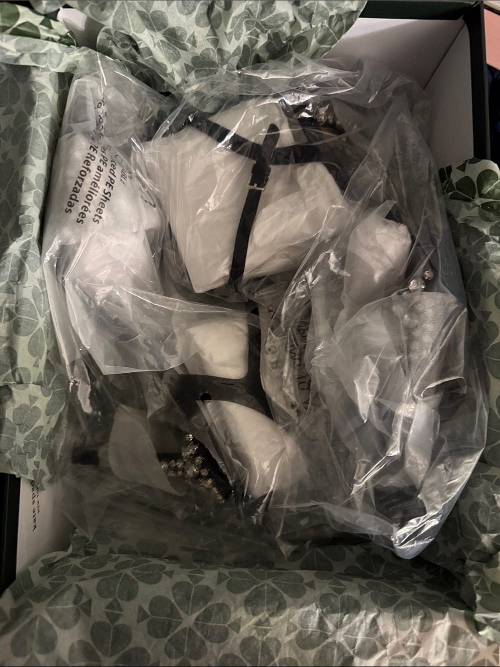 kate spade Black Jeweled Treasure Heel Sandals - Picture 5 of 6